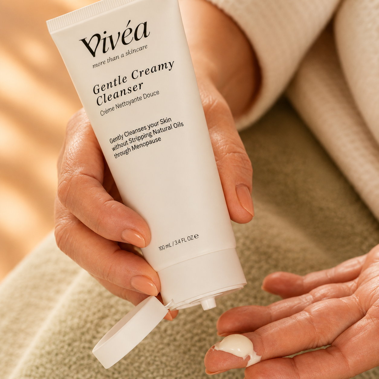 Vivéa Gentle Creamy Cleanser | Nourishing Cleanser for Sensitive Mature Skin