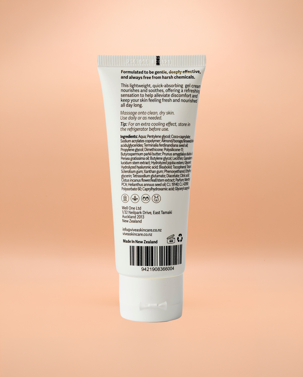 Vivéa Women's Hand & Body Cooling Gel Cream